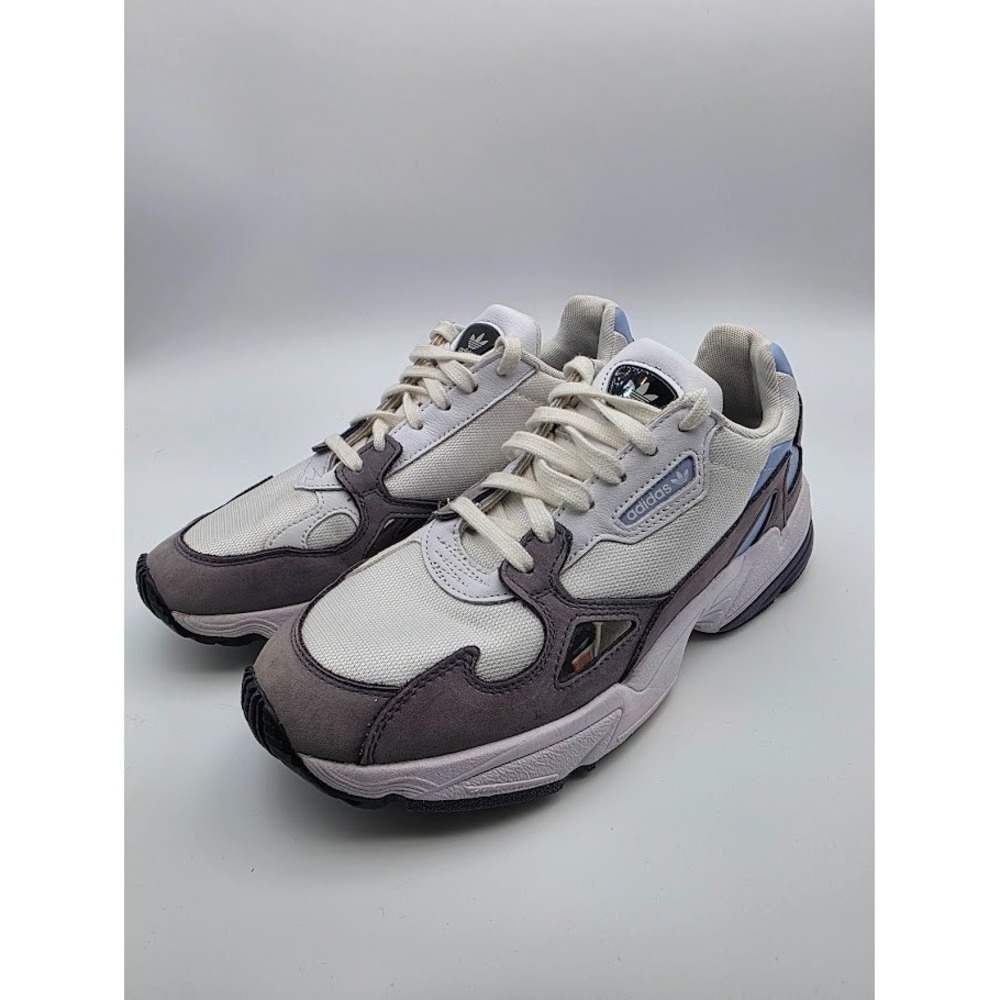 Adidas Falcon‎ W EE9311 Women's 9.5 White Gray Blue Chunky Retro Sneakers